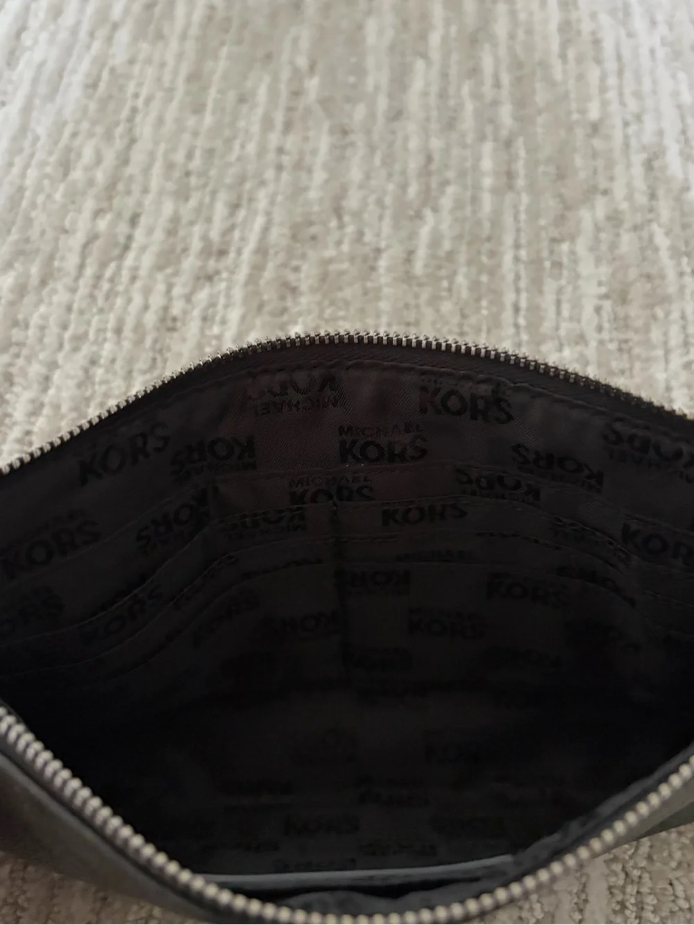 Michael Kors Jet Set Large Monogram PVC Clutch Wristlet
